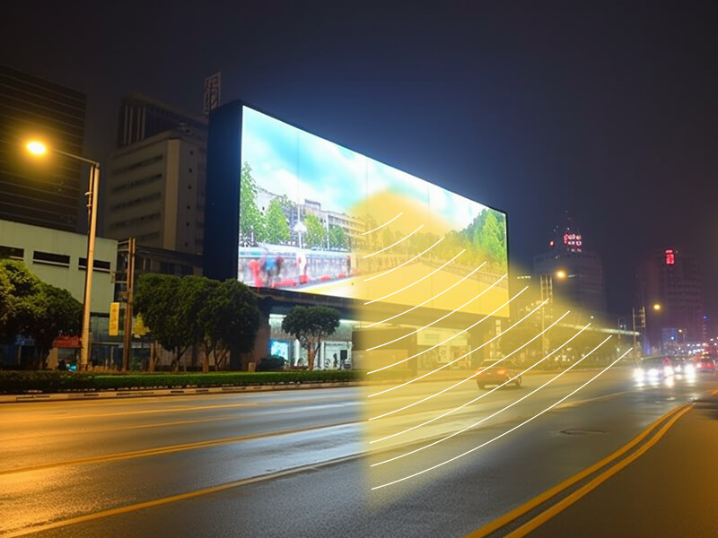 戶(hù)外廣告大屏使用定向音箱