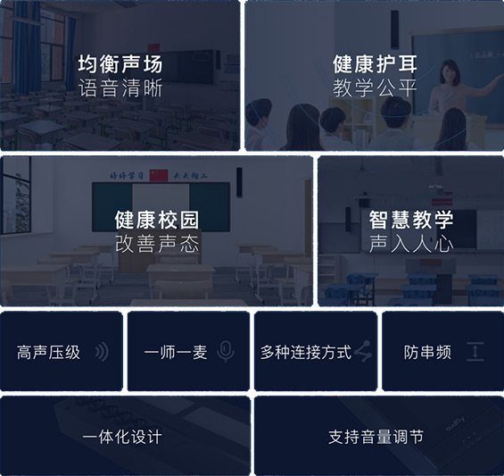 清聽(tīng)聲學(xué)教室均衡聲場(chǎng)系統(tǒng)特點(diǎn)