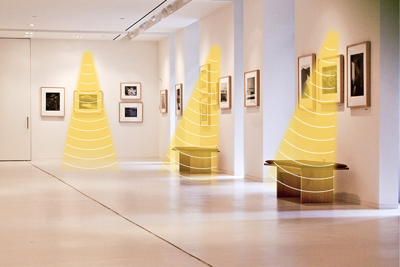 展覽館定向發(fā)聲，聲音分區(qū)，互不干擾
