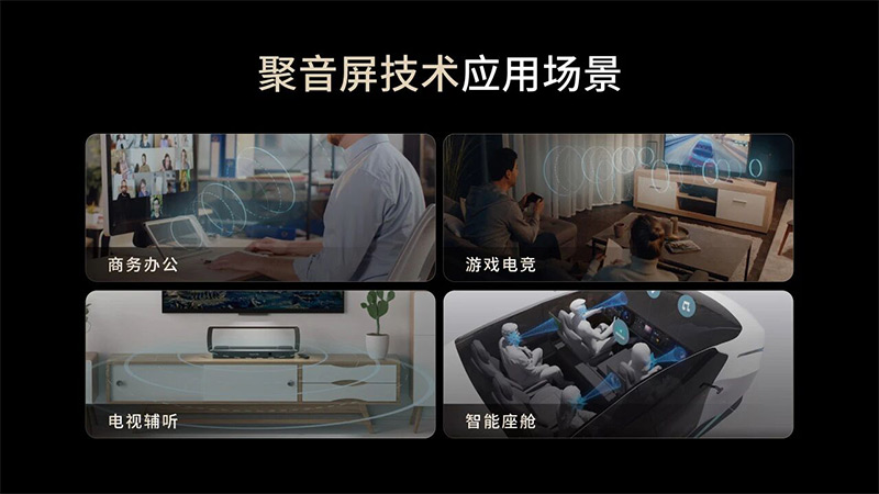 清聽聲學聚音屏支持多場景應用