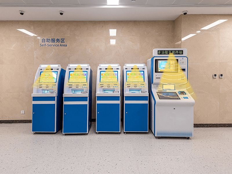 自助掛號機搭配定向擴聲音箱，打造智慧醫(yī)院精準語音引導(dǎo)